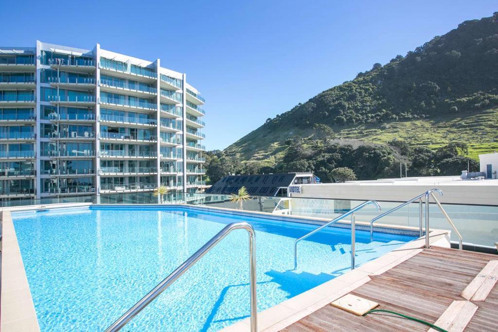 מאונט מאונגאנוי Marvelous Downtown Apartment Moments From Main Beach With Heated Pool, Gym And Parking מראה חיצוני תמונה